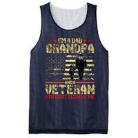 Im A Dad Grandpa And Veteran Fathers Day Papa Grandpa Mesh Reversible Basketball Jersey Tank