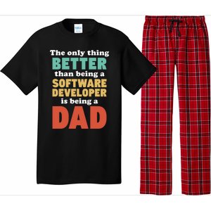 I'm A Dad And Software Engineer Funny Fatherhood Funny Dad Gift Pajama Set