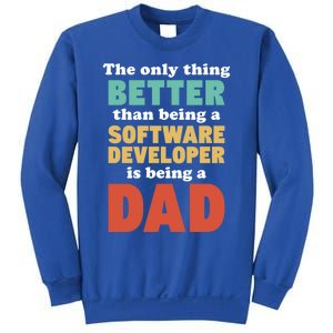 I'm A Dad And Software Engineer Funny Fatherhood Funny Dad Gift Sweatshirt