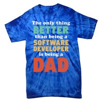 I'm A Dad And Software Engineer Funny Fatherhood Funny Dad Gift Tie-Dye T-Shirt