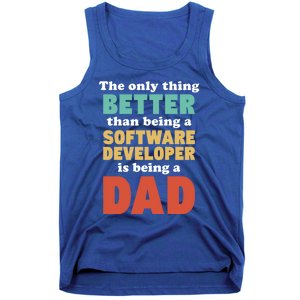 I'm A Dad And Software Engineer Funny Fatherhood Funny Dad Gift Tank Top