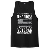 I'm A Dad Grandpa And Veteran Fathers Day Papa Grandpa PosiCharge Competitor Tank