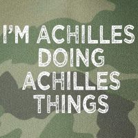 I'm Achilles Doing Achilles Things Legacy Tie Dye Trucker Hat