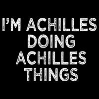 I'm Achilles Doing Achilles Things 7-Panel Snapback Hat