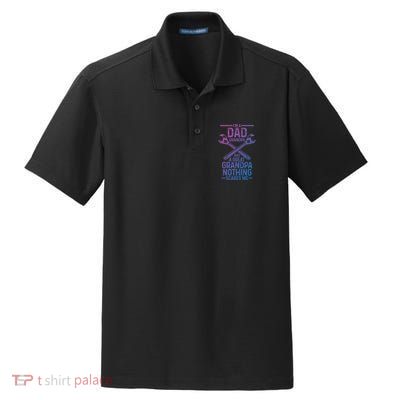 Im A Dad Grandpa And A Great Grandpa Cars Gift Dry Zone Grid Polo