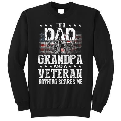 IM A Dad Grandpa Veteran Funny Grandpa FatherS Day Sweatshirt