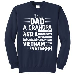 I'm A Dad A Grandpa And A Vietnam Veteran US Army Veteran Day Tall Sweatshirt