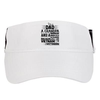 I'm A Dad A Grandpa And A Vietnam Veteran US Army Veteran Day Adult Drive Performance Visor