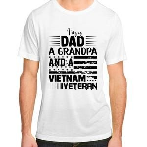 I'm A Dad A Grandpa And A Vietnam Veteran US Army Veteran Day Adult ChromaSoft Performance T-Shirt