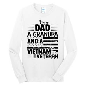 I'm A Dad A Grandpa And A Vietnam Veteran US Army Veteran Day Tall Long Sleeve T-Shirt