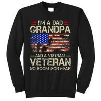 Im A Dad Grandpa And Vietnam Veteran Us Flag Papa Sweatshirt