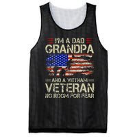 Im A Dad Grandpa And Vietnam Veteran Us Flag Papa Mesh Reversible Basketball Jersey Tank