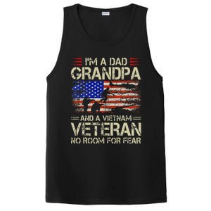 Im A Dad Grandpa And Vietnam Veteran Us Flag Papa PosiCharge Competitor Tank