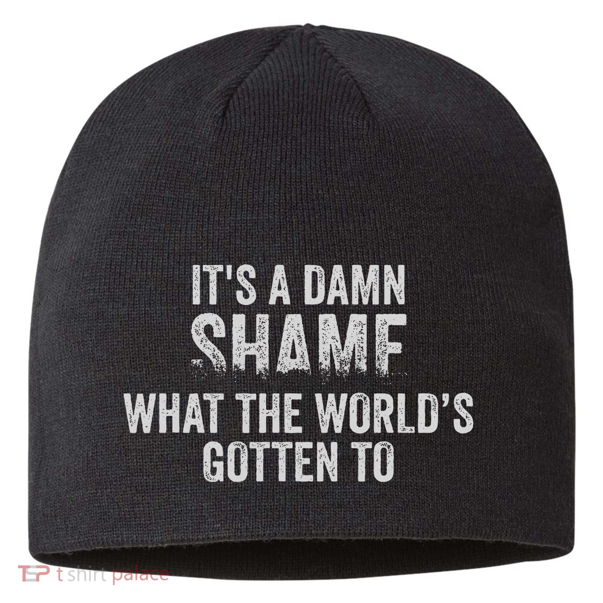 ItS A Damn Shame What The WorldS Gotten Sustainable Beanie