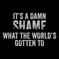 ItS A Damn Shame What The WorldS Gotten Toddler Hoodie