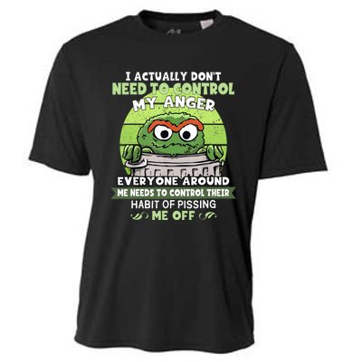 I Acctually Dont Need To Control My Anger Funny Trendy Meme Cooling Performance Crew T-Shirt