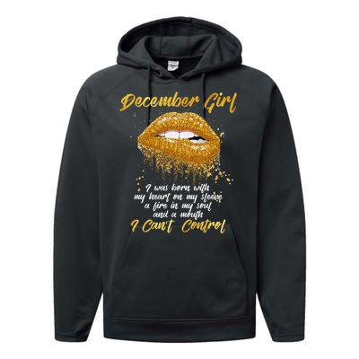 I'm a December Funny Birthday Performance Fleece Hoodie