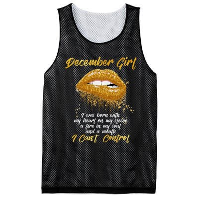 I'm a December Funny Birthday Mesh Reversible Basketball Jersey Tank