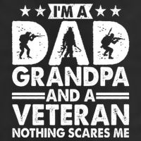 I'm A Dad Grandpa And A Veteran Nothing Scares Me 15oz Campfire Ceramic Mug