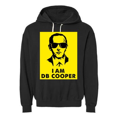 I Am D. B. Cooper Robber Thief Parachute Funny Garment-Dyed Fleece Hoodie