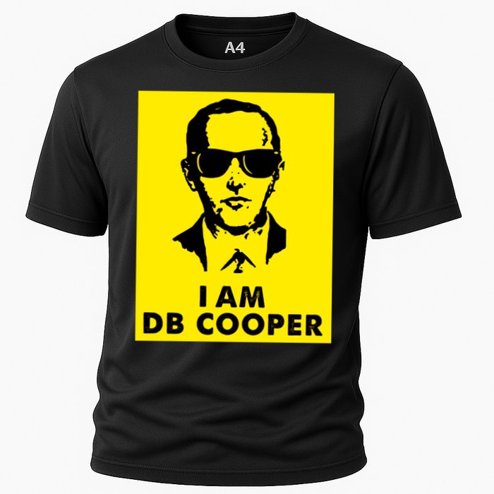 I Am D. B. Cooper Robber Thief Parachute Funny Cooling Performance Crew T-Shirt