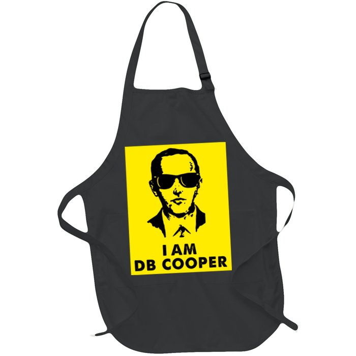 I Am D. B. Cooper Robber Thief Parachute Funny Full-Length Apron With Pockets