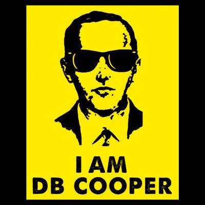 I Am D. B. Cooper Robber Thief Parachute Funny T-Shirt