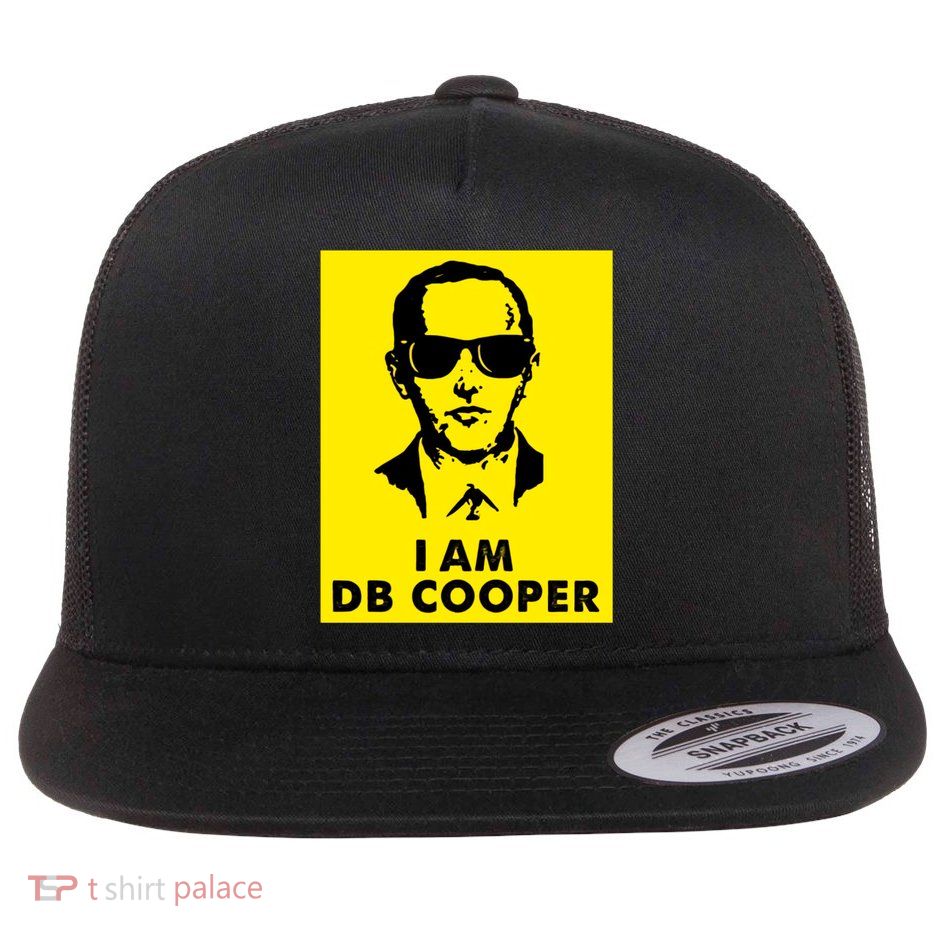 I Am D. B. Cooper Robber Thief Parachute Funny Flatbill Hat