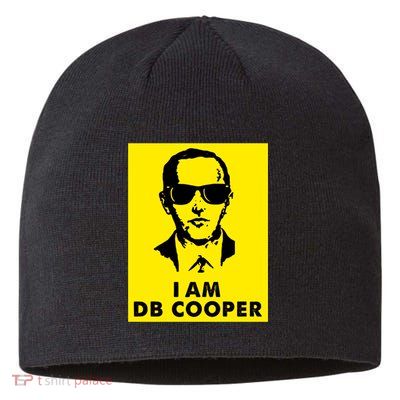 I Am D. B. Cooper Robber Thief Parachute Funny Sustainable Beanie