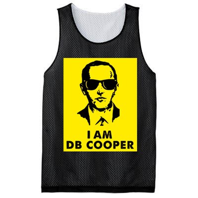 I Am D. B. Cooper Robber Thief Parachute Funny Mesh Reversible Basketball Jersey Tank