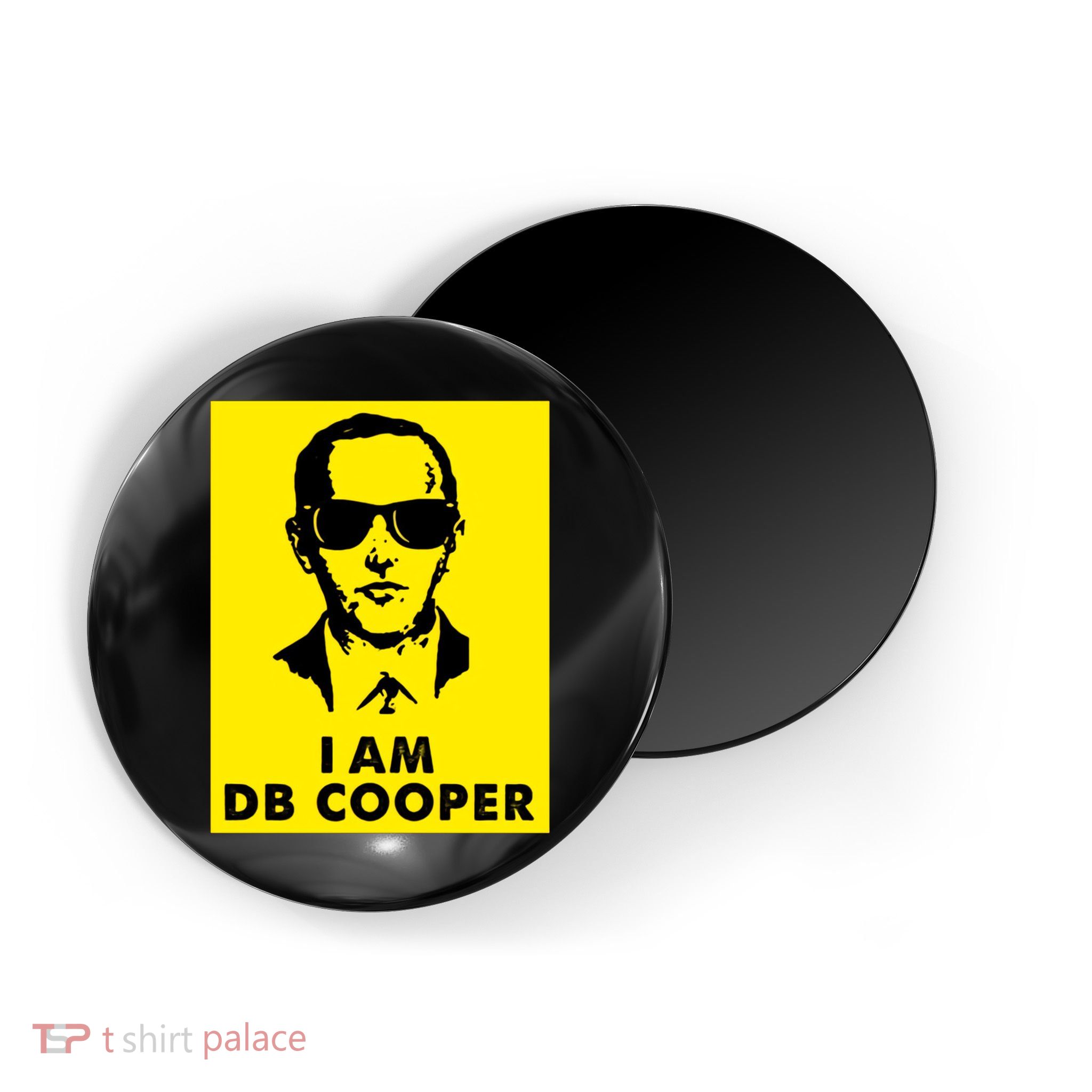 I Am D. B. Cooper Robber Thief Parachute Funny Magnet