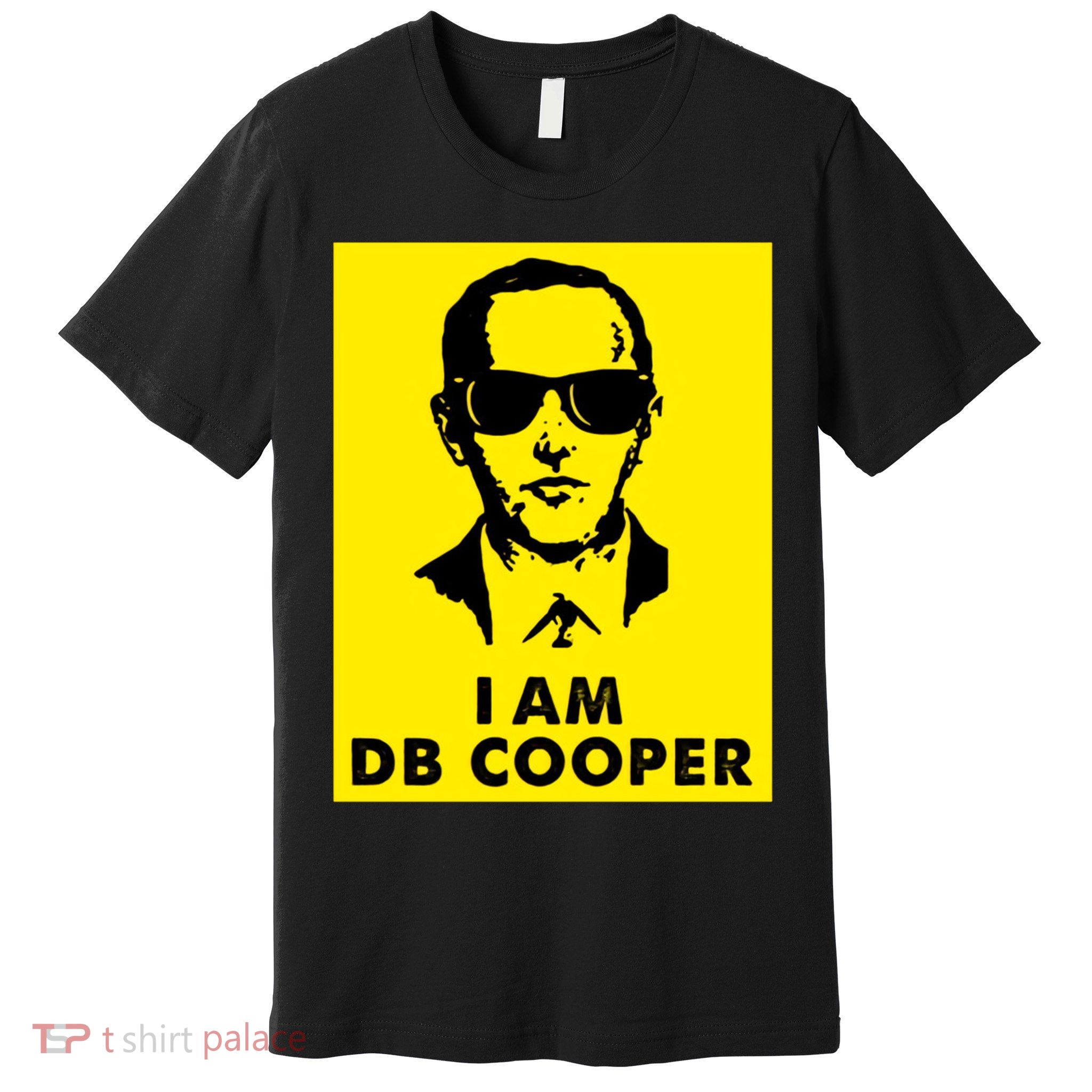 I Am D. B. Cooper Robber Thief Parachute Funny Premium T-Shirt