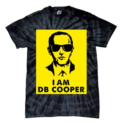 I Am D. B. Cooper Robber Thief Parachute Funny Tie-Dye T-Shirt