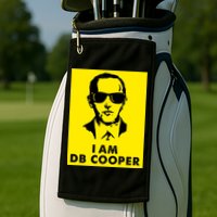 I Am D. B. Cooper Robber Thief Parachute Funny Golf Towel