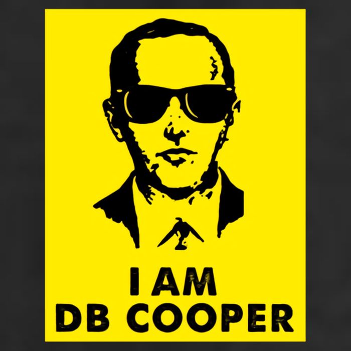 I Am D. B. Cooper Robber Thief Parachute Funny Golf Towel
