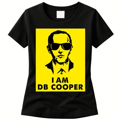 I Am D. B. Cooper Robber Thief Parachute Funny Womens T-Shirt