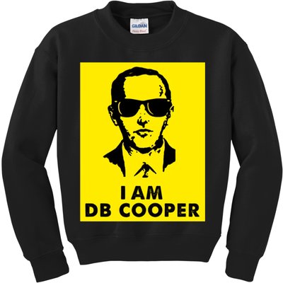 I Am D. B. Cooper Robber Thief Parachute Funny Kids Sweatshirt