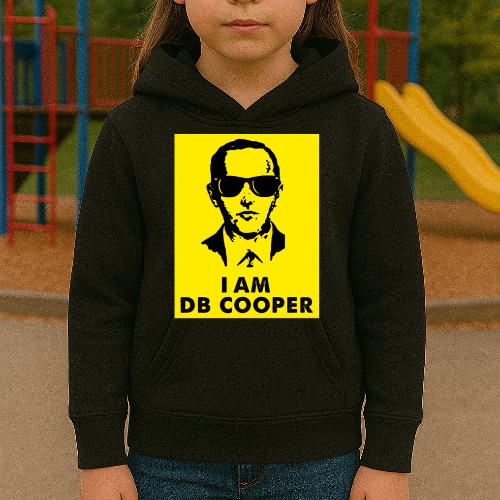 I Am D. B. Cooper Robber Thief Parachute Funny Kids Hoodie