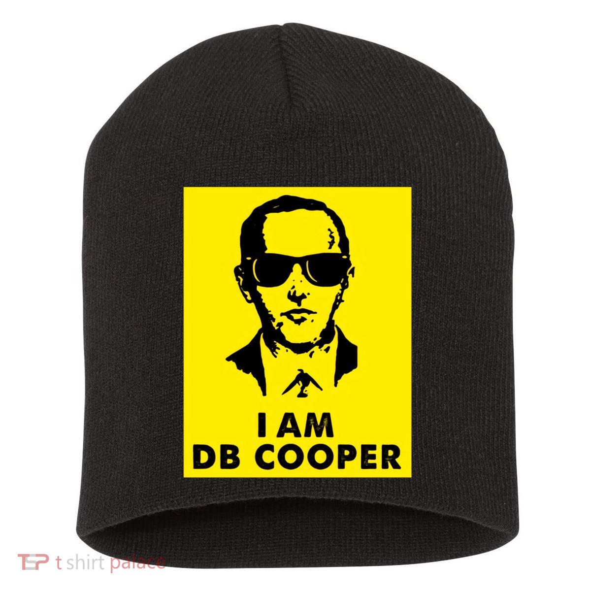 I Am D. B. Cooper Robber Thief Parachute Funny Short Acrylic Beanie