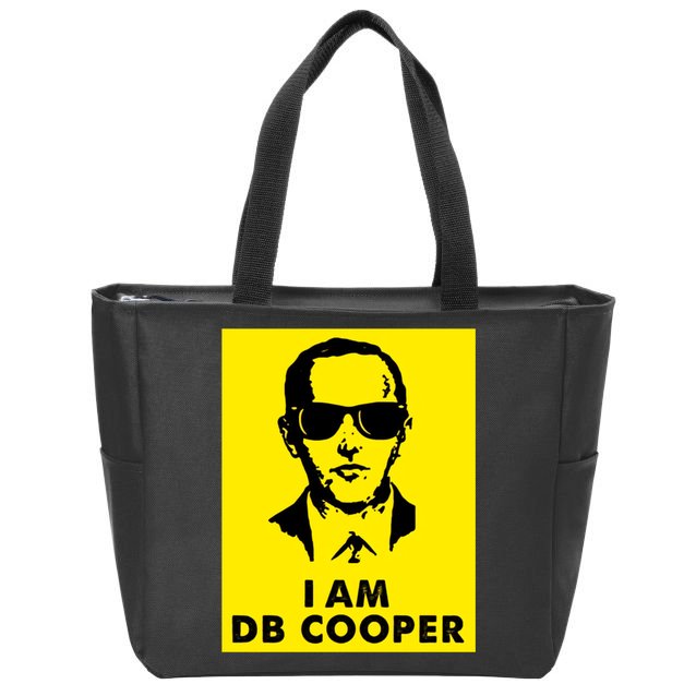 I Am D. B. Cooper Robber Thief Parachute Funny Zip Tote Bag