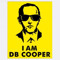 I Am D. B. Cooper Robber Thief Parachute Funny Garment-Dyed Sweatshirt