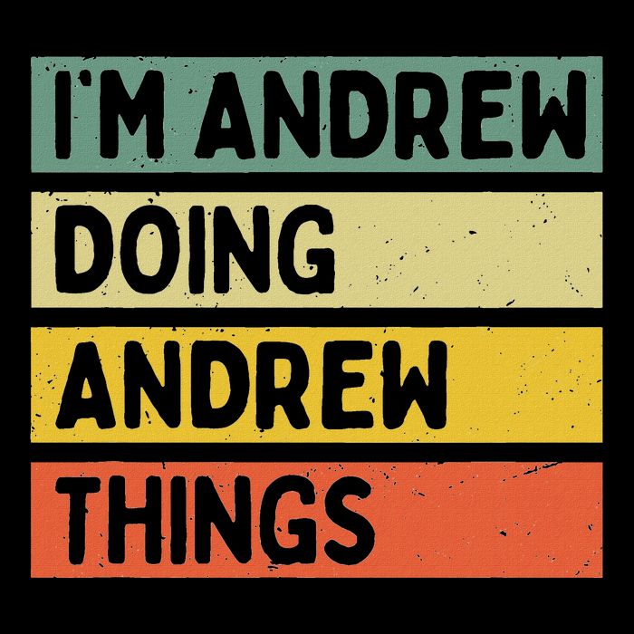 IM Andrew Doing Andrew Things Funny Personalized Quote Baby Bodysuit