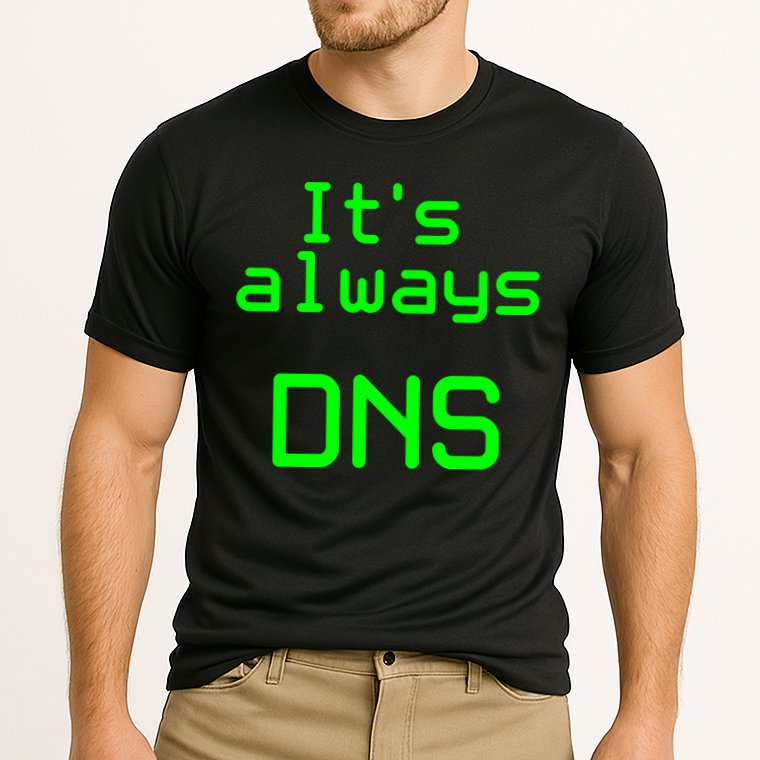 It's Always DNS Cooling Performance Crew T-Shirt