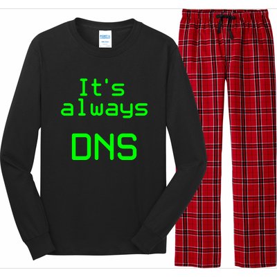 It's Always DNS Long Sleeve Pajama Set