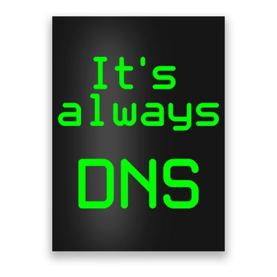 It's Always DNS Poster