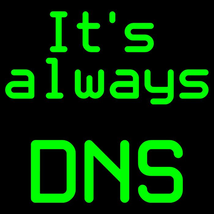 It's Always DNS Poster