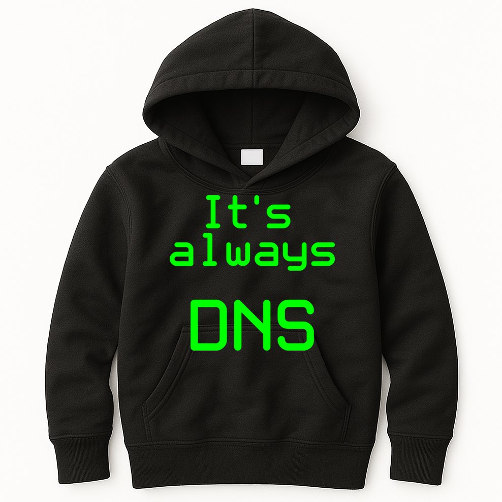 It's Always DNS Kids Hoodie