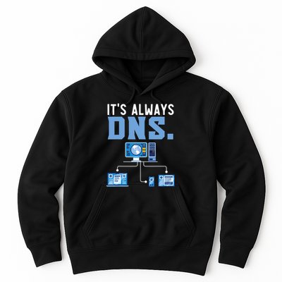 It's Always Dns Information Technology Tech Support Hoodie