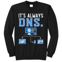 It's Always Dns Information Technology Tech Support Sweatshirt