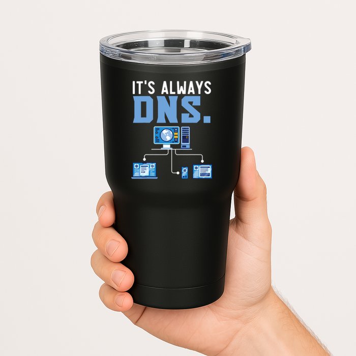 It's Always Dns Information Technology Tech Support Tumbler